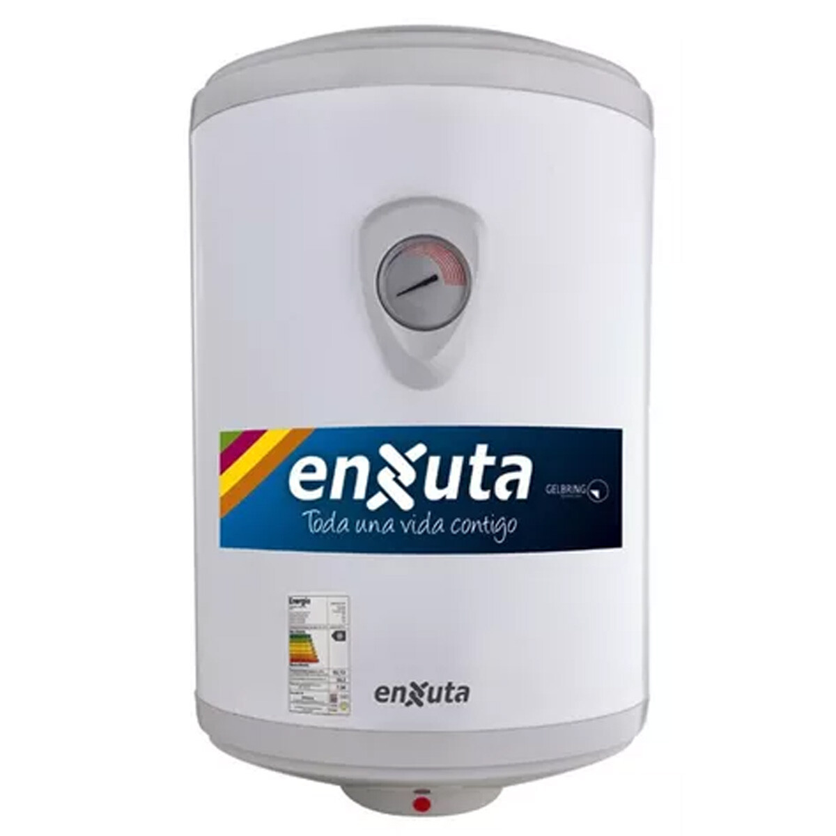 TERMOTANQUE DE ACERO 30 LITROS CILINDRICO ENXUTA 