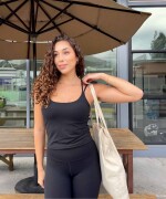 Top Con Sujetador Principal Built-In Bra Mujer Black