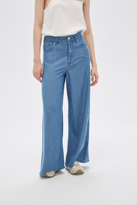 Pantalon Oldman Azul Claro