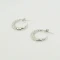 AROS CON RELIEVE AMELIA PLATEADOS