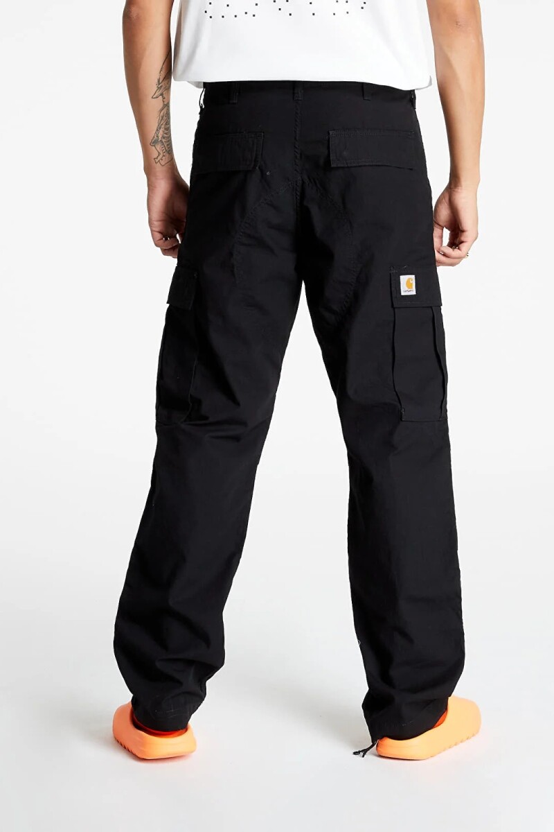 REGULAR CARGO PANT Negro