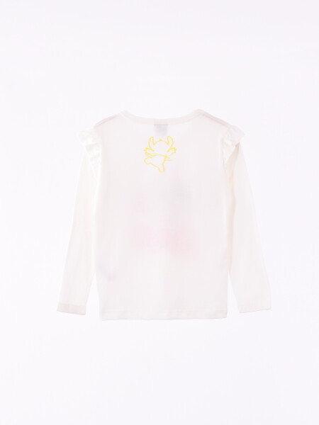 REMERA STITCH ANGEL OFF WHITE