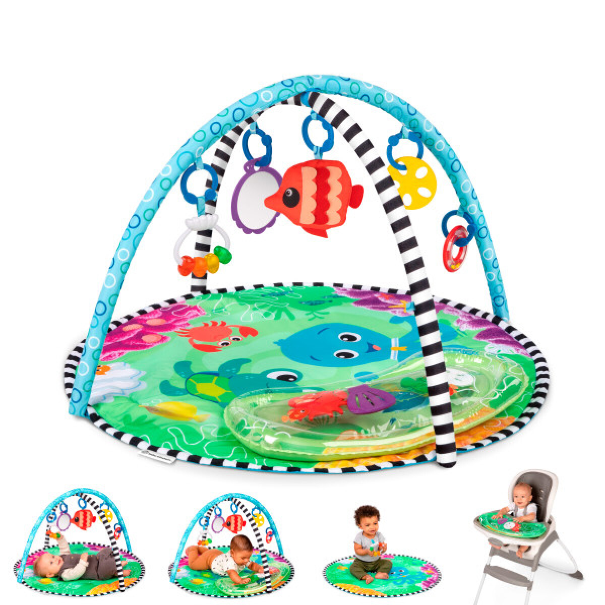 Gimnasio y Manta de Agua Sea Floor Explorers 2en1 Baby Einstein 