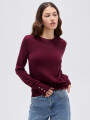 Sweater Tiral Cereza Oscuro