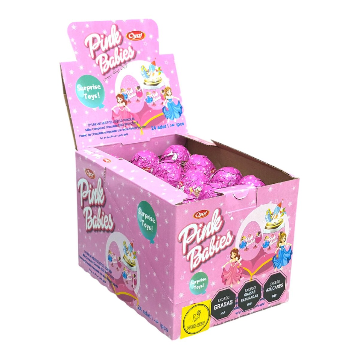 Huevo de chocolate x 24 - Princesas 