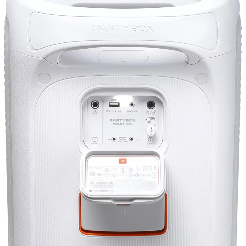 Parlante JBL PartyBox Stage 320 Bluetooth White Parlante JBL PartyBox Stage 320 Bluetooth White