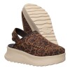 Zuecos Delray Clog Suede - Mujer Brown Leopard