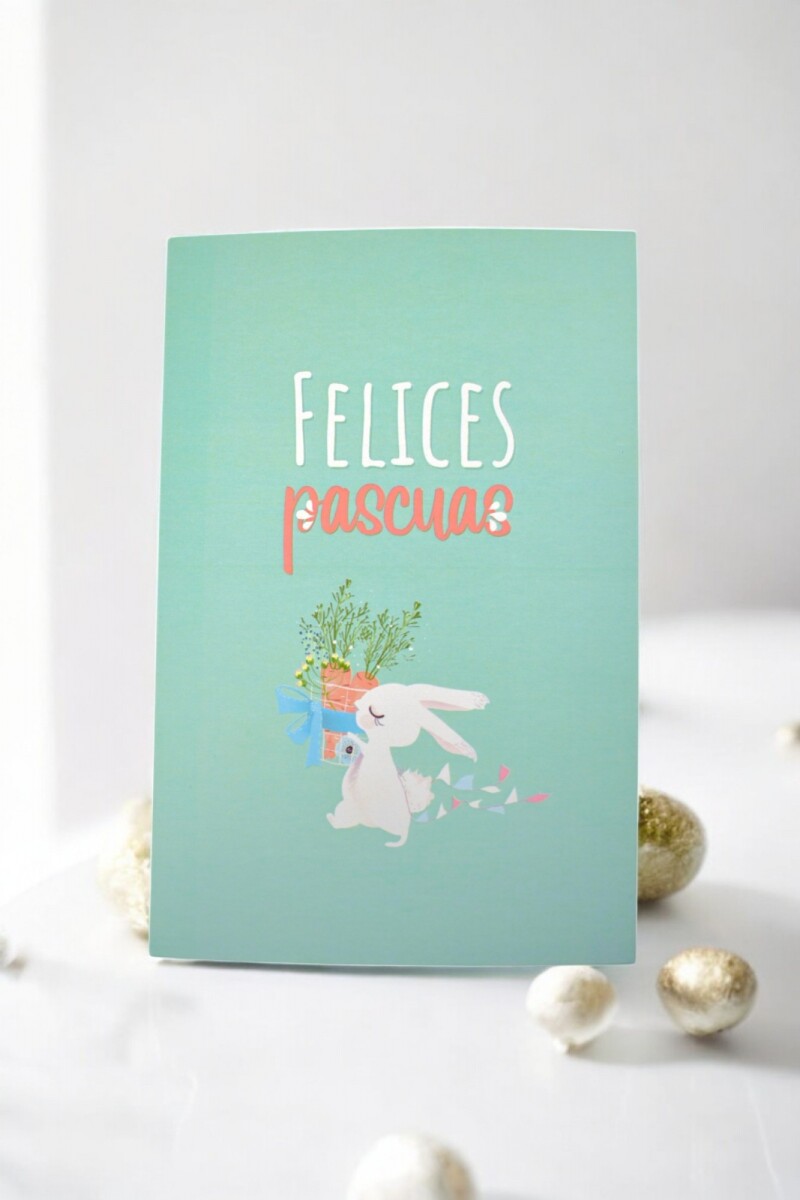 Tarjeta pascua 10x15. - DISEÑO 10 