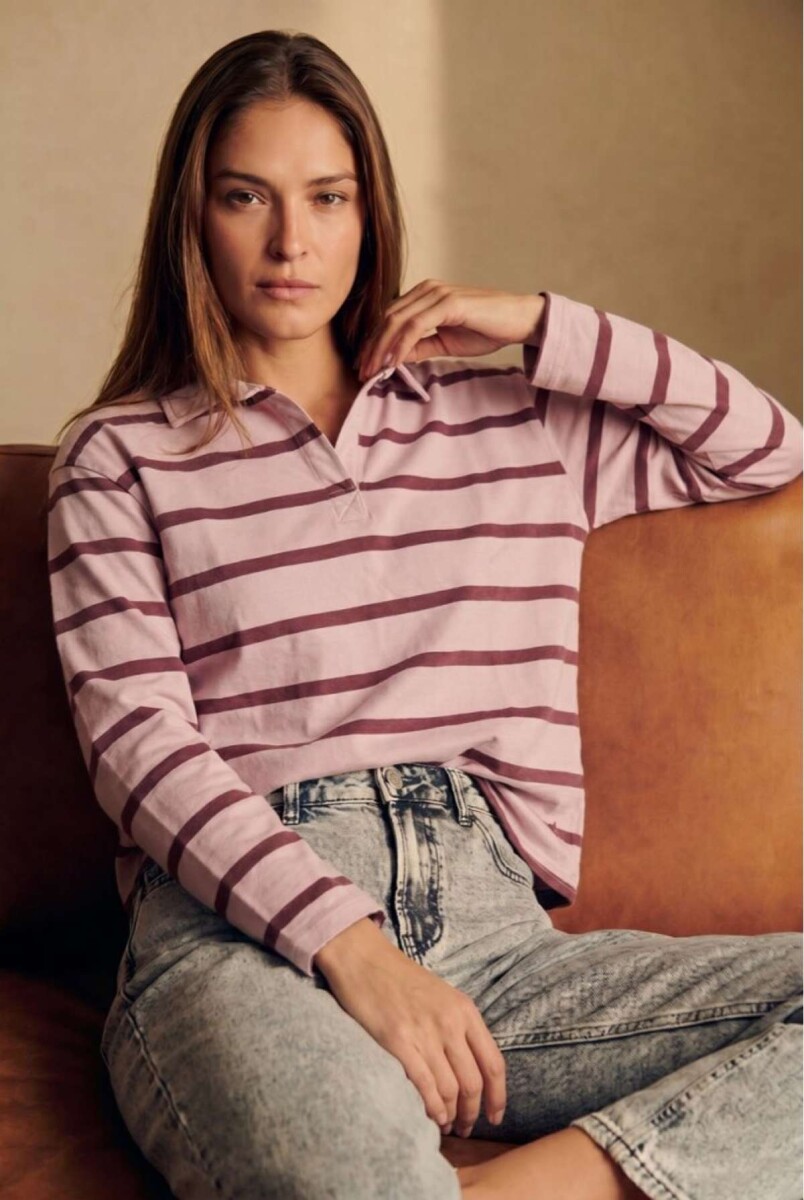 Sweater Polo - Rosa 