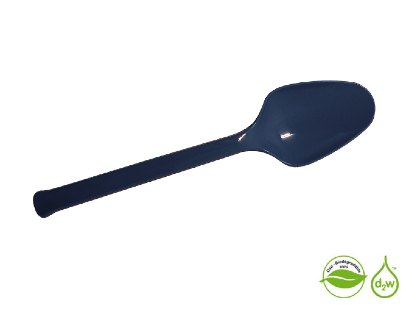 Cuchara Biodegradable x10 Unidades - Azul Marino 