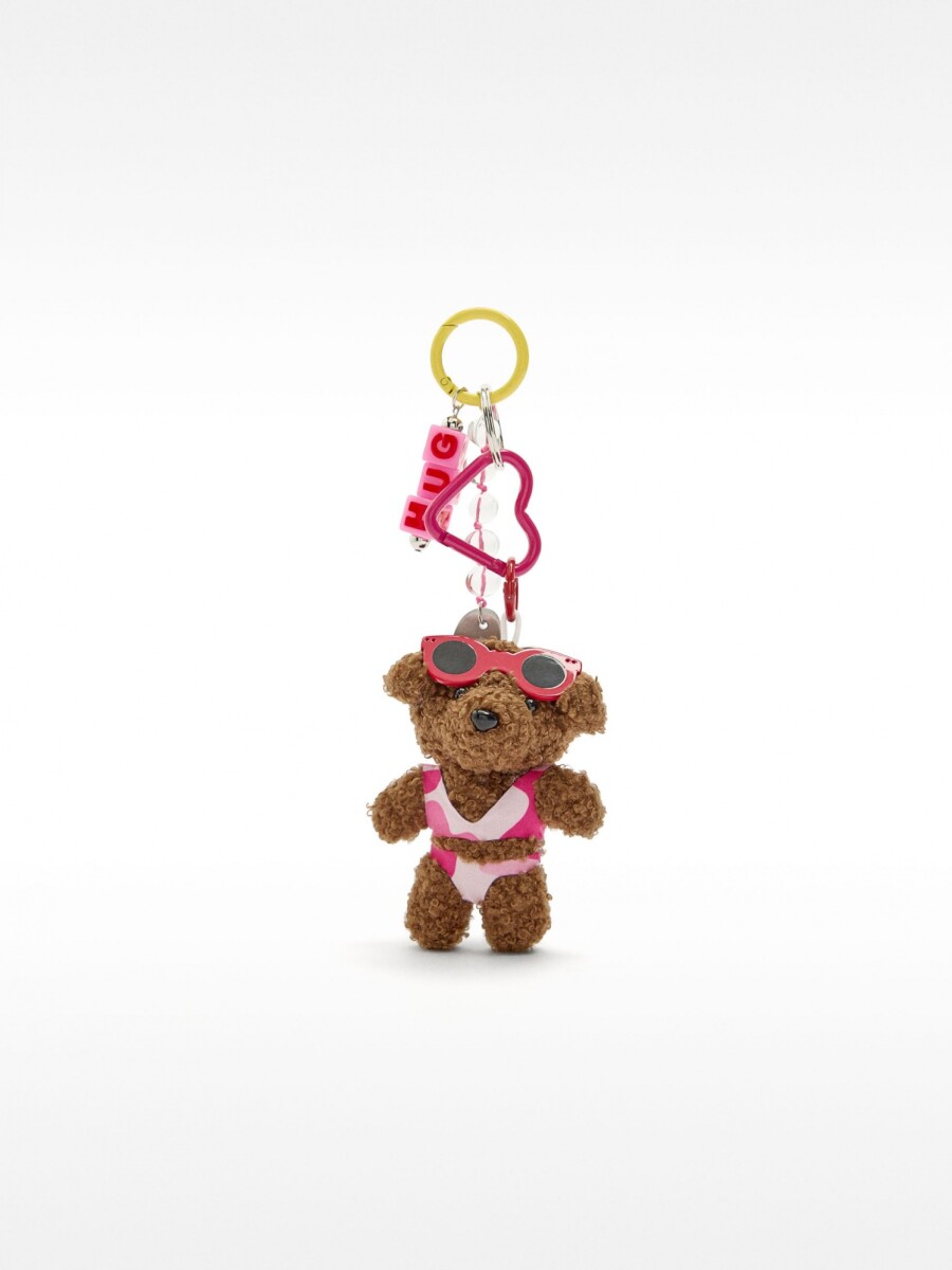 Llavero Charm Oso multicolor