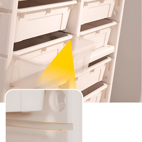 Mueble Estantería Organizador 2 Puertas + 5 Estantes Pla003005