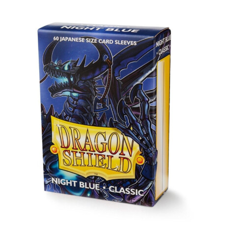Dragon Shield: 60 Japanese Size Card Sleeves - Classic Night Blue Dragon Shield: 60 Japanese Size Card Sleeves - Classic Night Blue