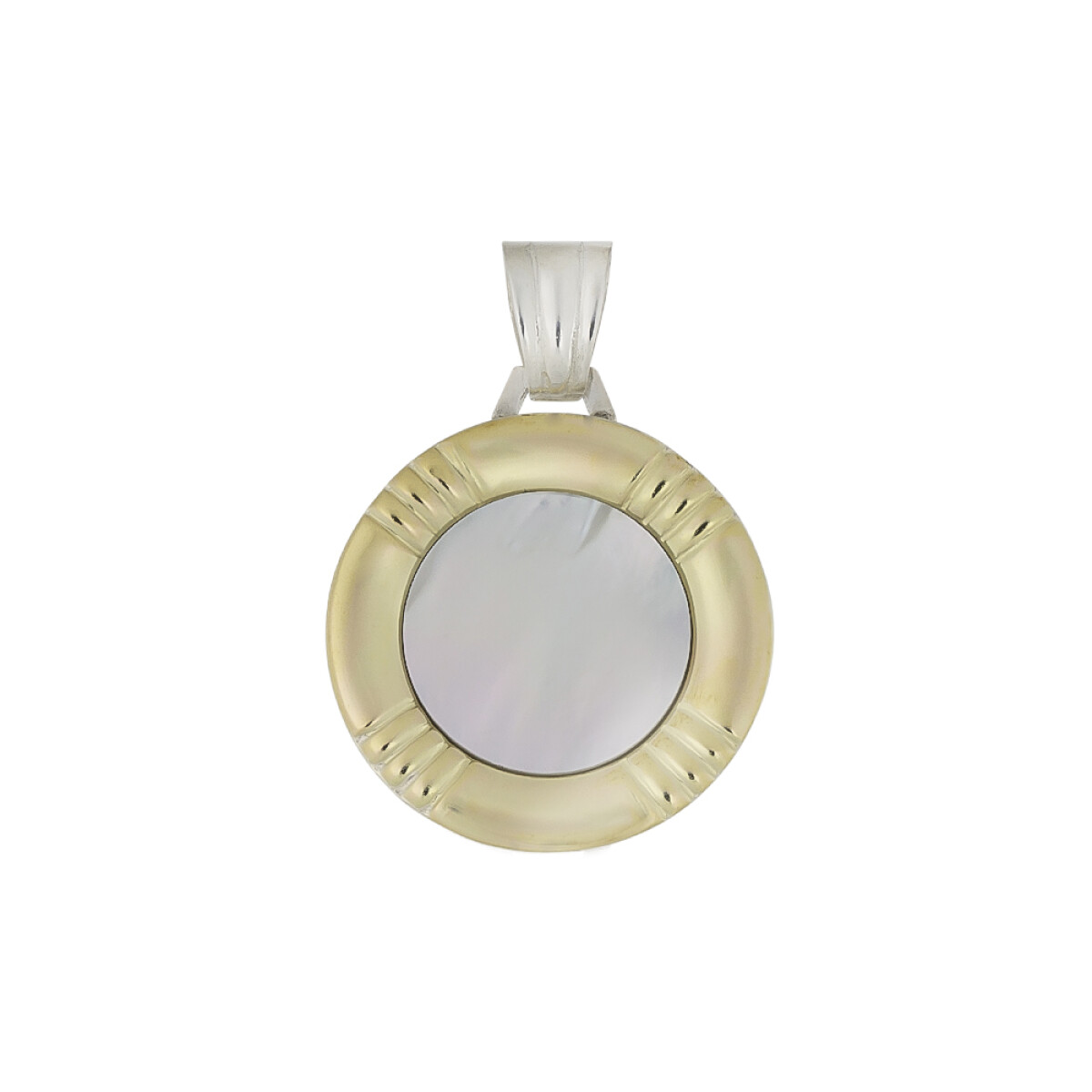 Dije Lara Nacar Nº5 - Plata y Oro 