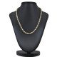 Gargantilla en oro 18k combinada 2 colores con brillantes Gargantilla en oro 18k combinada 2 colores con brillantes