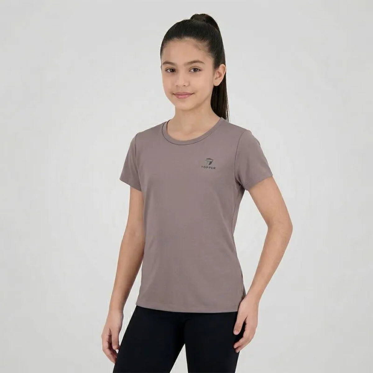 T-SHIRT BASIC GIRLS TRNG - ROSA STOOL 