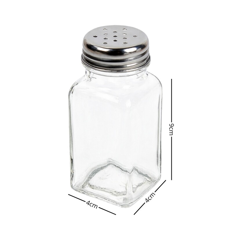 Salero 4x4x9cm TRANSPARENTE