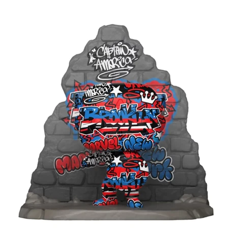 Captain America Street Art Collection • Marvel [Exclusivo] - 752 Captain America Street Art Collection • Marvel [Exclusivo] - 752