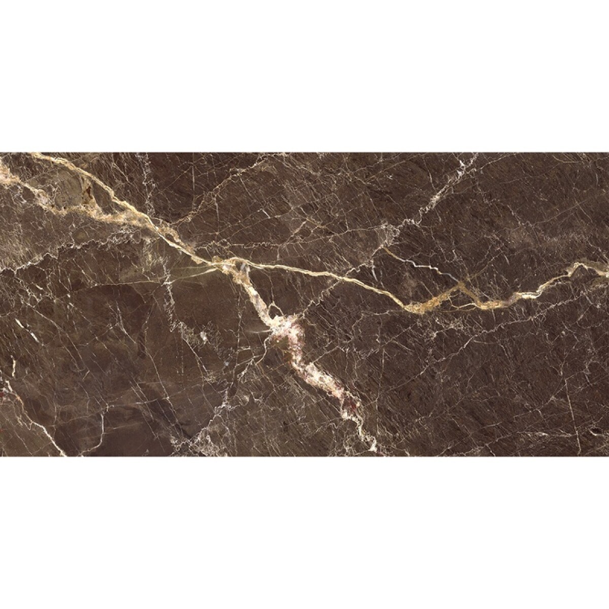 Cerámica Marmo Brown Dark Pulido "a" 58x120 Cm 