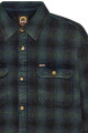 Too Busy To Work Check Shirt Negro