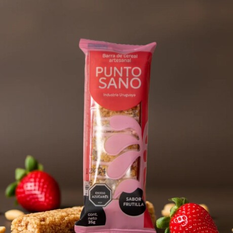 Barras De Cereal 35gr PUNTO SANO Caja x16 Sabor Frutilla Barras De Cereal 35gr PUNTO SANO Caja x16 Sabor Frutilla