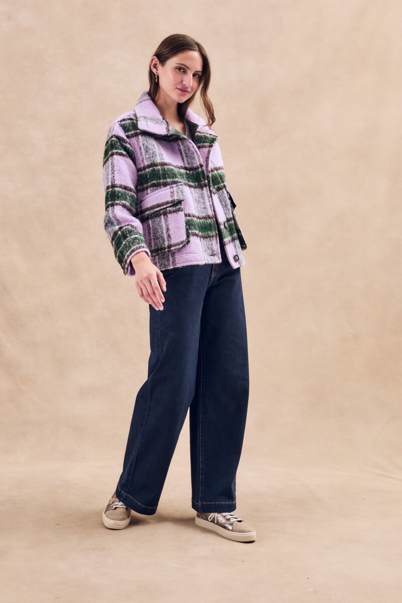 Tapado Cuadros Lana Multi