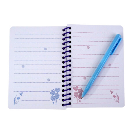 LIBRETA C/BOLIGRAFO 48H ESPIRAL 15X10.5CM 4 DISEÑOS LIBRETA C/BOLIGRAFO 48H ESPIRAL 15X10.5CM 4 DISEÑOS
