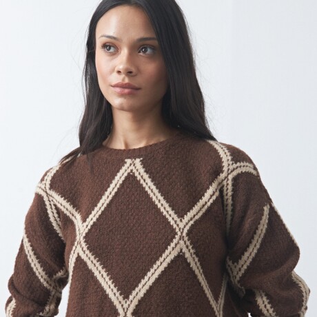 SWEATER LITAS Marrón oscuro