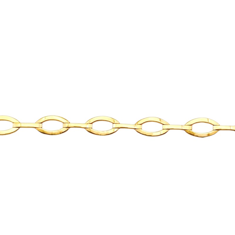 Pulsera Oval -Oro bajo-Sin Piedra-PU8035 sinpiedra