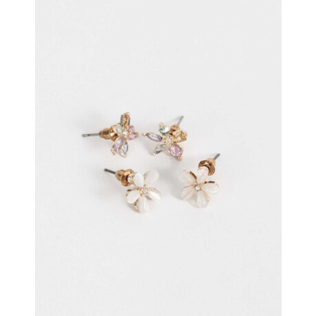 Aros Sets Bañada en Oro Dorado Oro Rosa