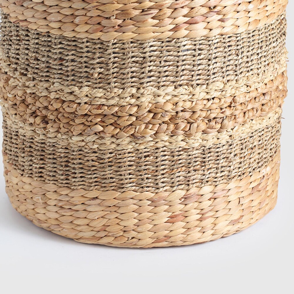 TABURETE CHARLOTTE RATTAN NATURAL-BEIGE LS-0018 NATURAL