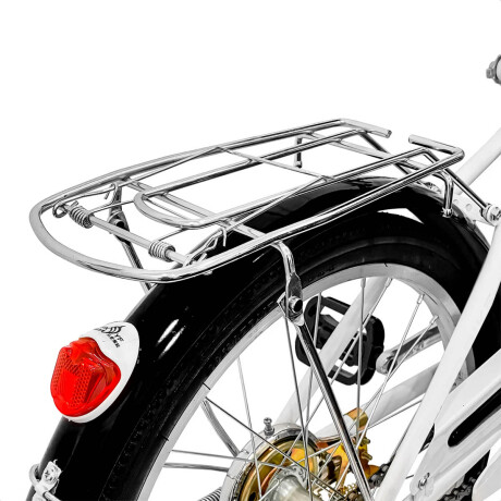 Bicicleta Plegable Paseo Rod 20 Dama Niña Accesorios Negro