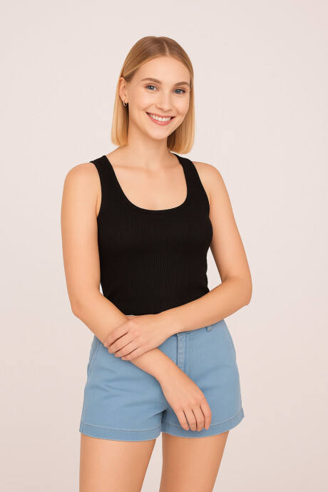 Musculosa Carela Negro