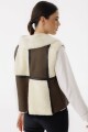 Chaleco Mix Chocolate y Beige