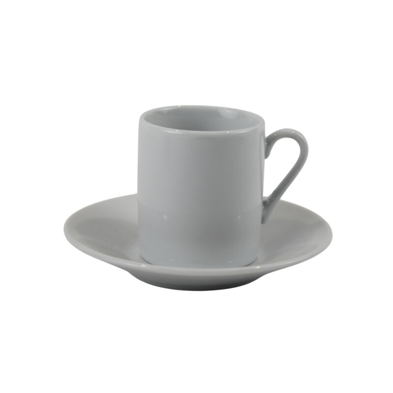 Taza de café c/plato 90ml BLANCO