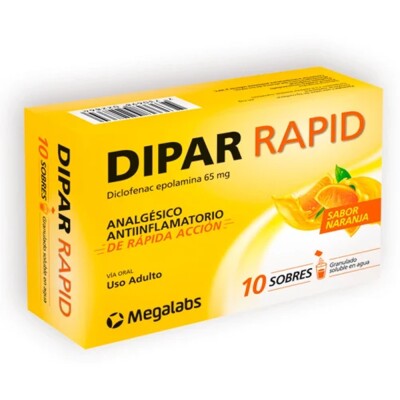 Dipar Rapid 65 Mg. 10 Sobres Dipar Rapid 65 Mg. 10 Sobres