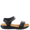 Sandalias de Mujer DIJEAN TORA con velcro Negro