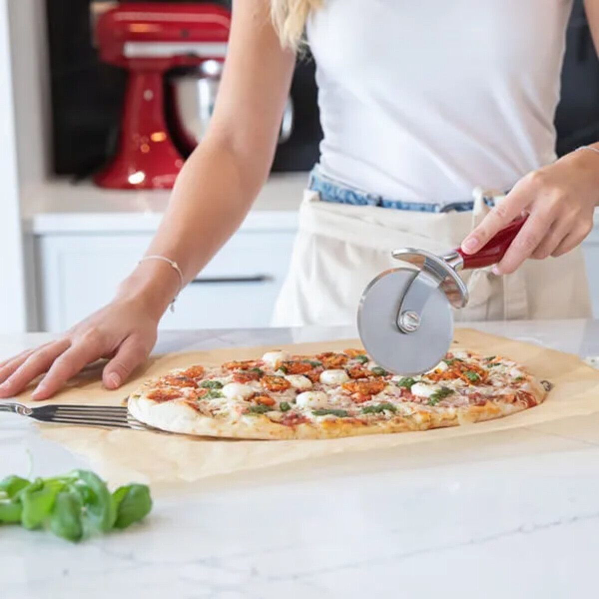 Corta Pizza Rojo KitchenAid 