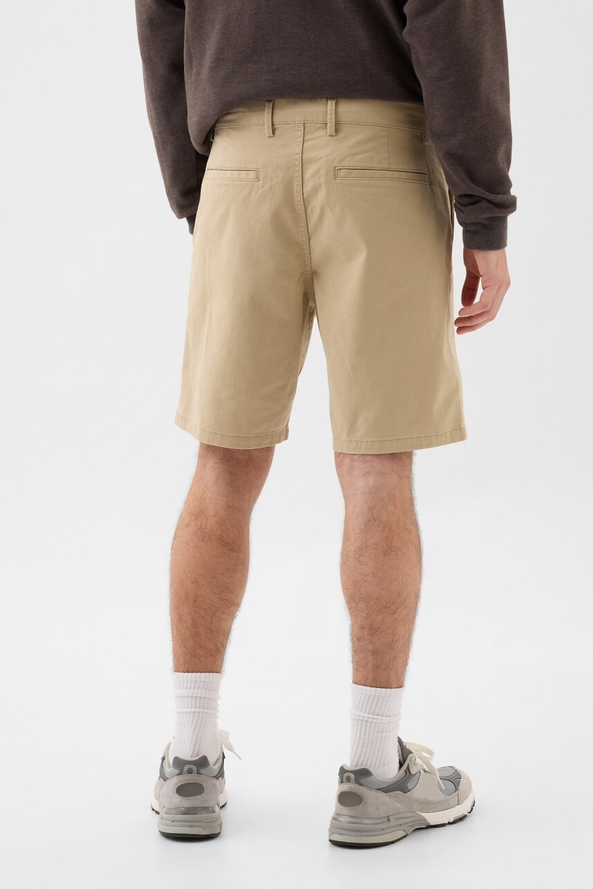 Short Essential Easy 9Inch Hombre Iconic Khaki