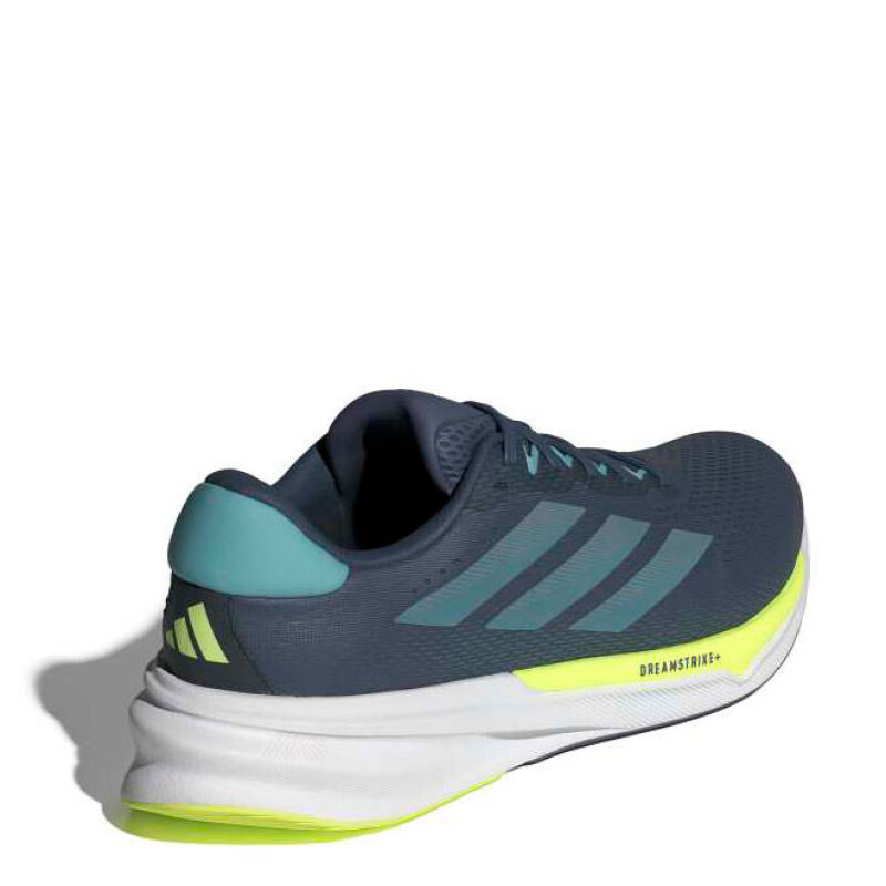 Championes de Hombre Adidas Running Supernova Stride 2 Azul Petroleo - Verde Menta