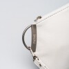 Porta cosméticos Katy en cuero graneado Blanco