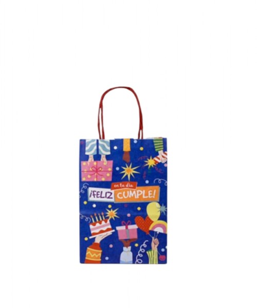 Bolsa fantasia luna 14x08x20 cm FELIZ CUMPLE
