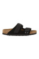 Sandalia Uji Nubuck/suede Leather - Estrecho Black