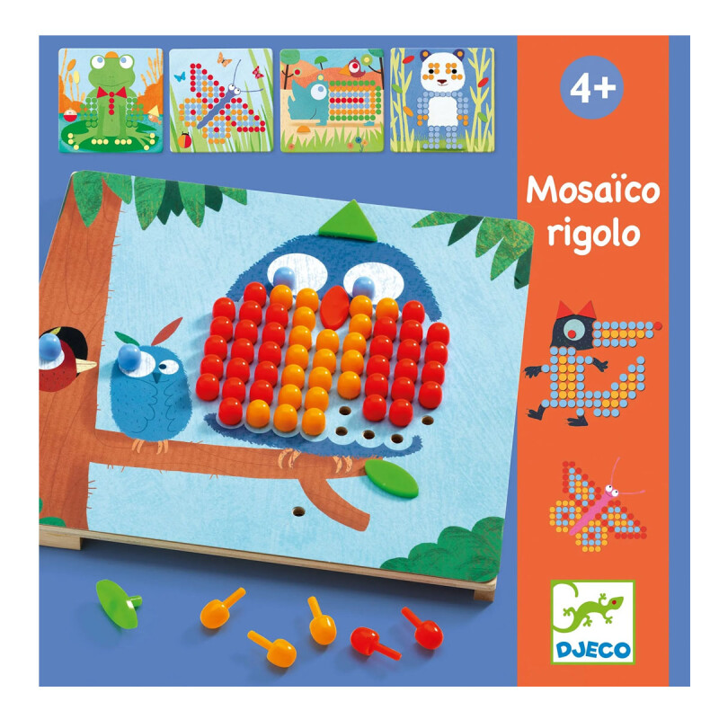 Juego de mosaico Rigolo Djeco Juego de mosaico Rigolo Djeco