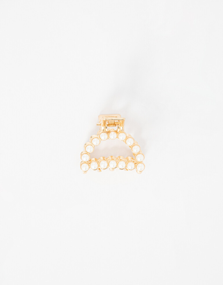 Broche Perlas Broche Con Perlas - Dorado