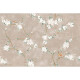 Ceramica Taupe Decorada Flores 40X120Cm Pared GAMAS DE MARRON
