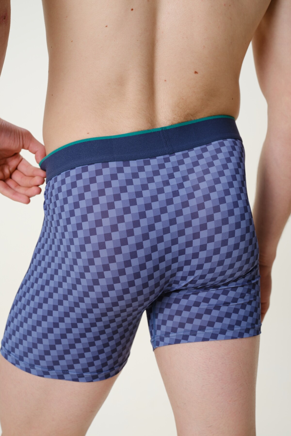 Boxer Active Azul Cuadrillé