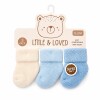 Set x3 medias 0 a 6 meses little & loved celeste