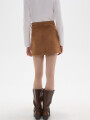 Falda Arvess Beige Oscuro