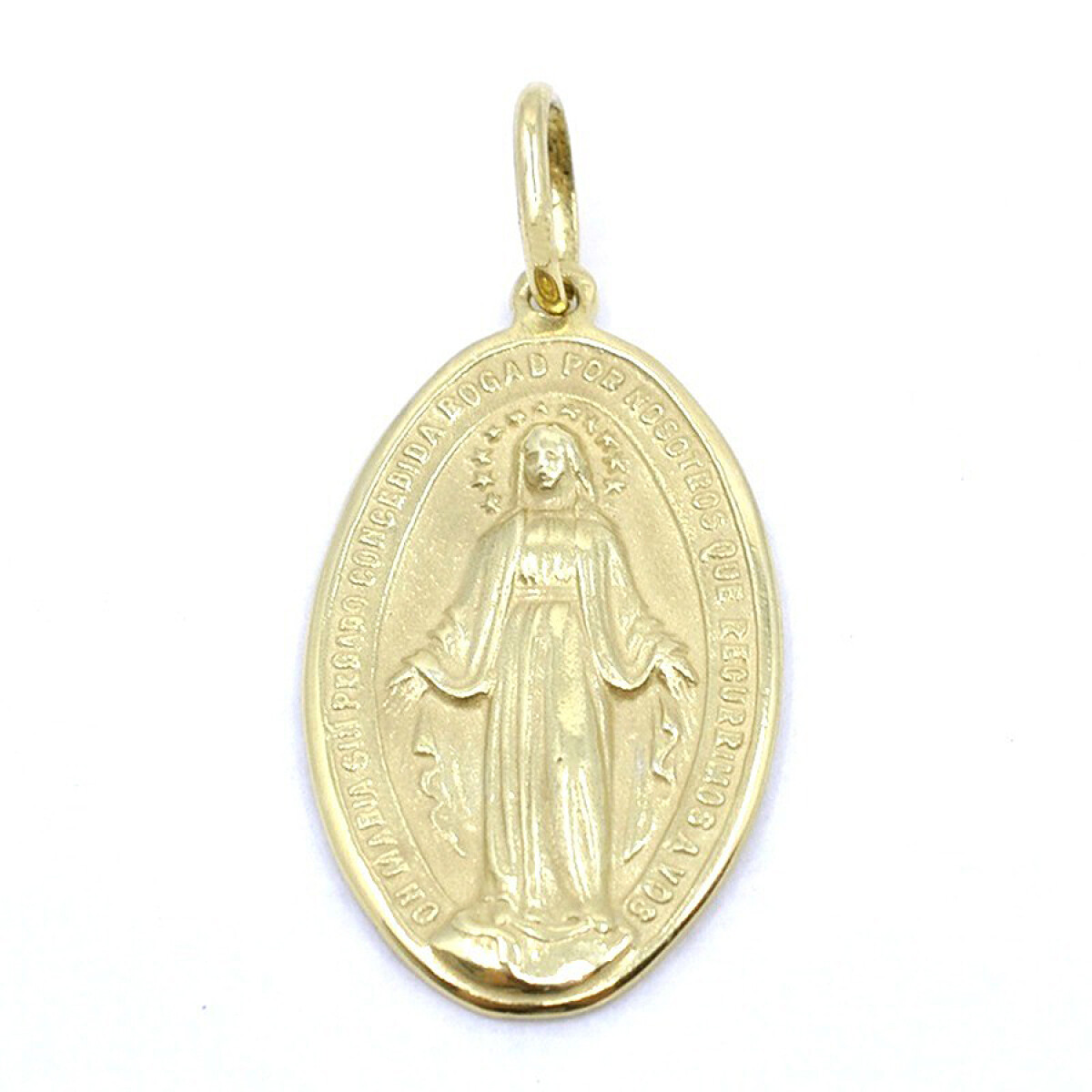Medalla Virgen Milagrosa En Oro 18K 